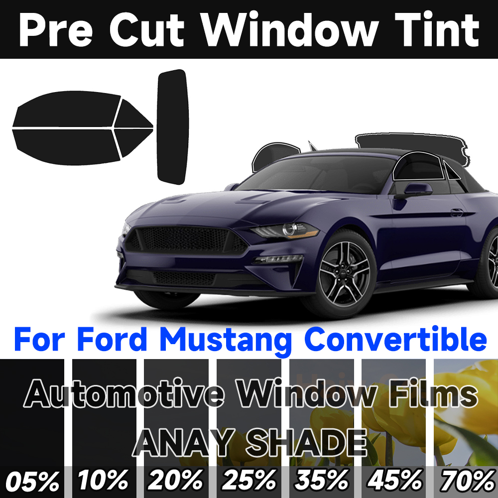 Privacy Screen Protector - Voorgesneden raamtint voor Ford Mustang Convertible