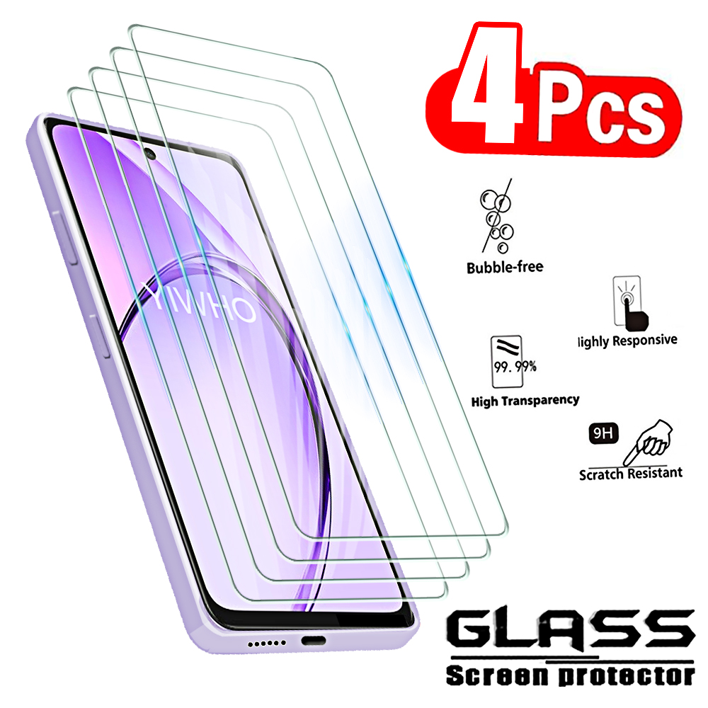 Oppo A78 - 4 Stuks Gehard Glas Voor Oppo