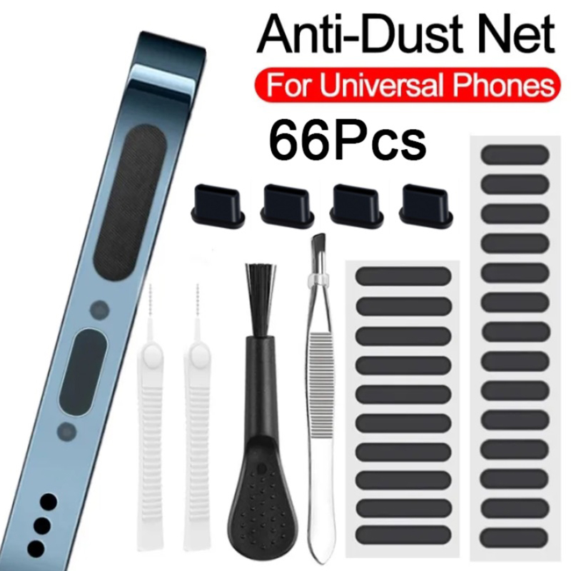 66 STKS Stof Plug Telefoon Lui - Dust Removal Sticker recensie en prijs