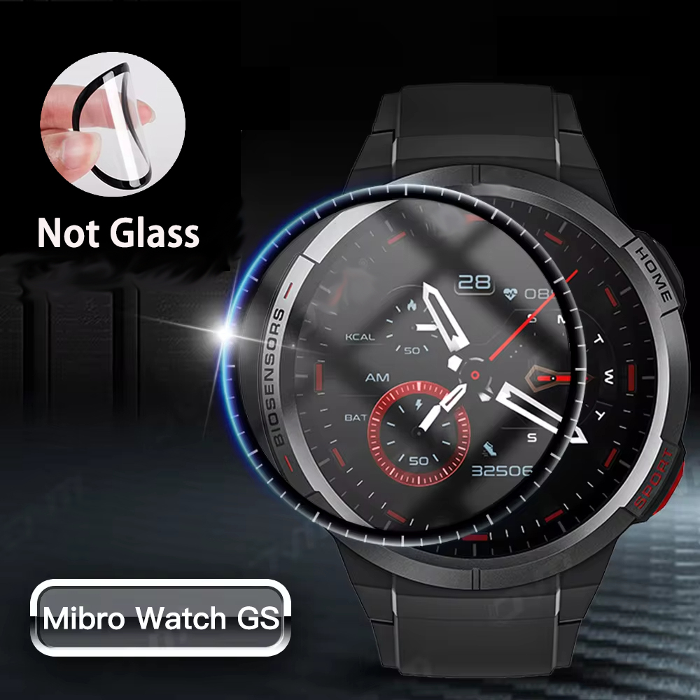 Screenprotector Voor Mibro Wat - Curved Edge Screen recensie en prijs