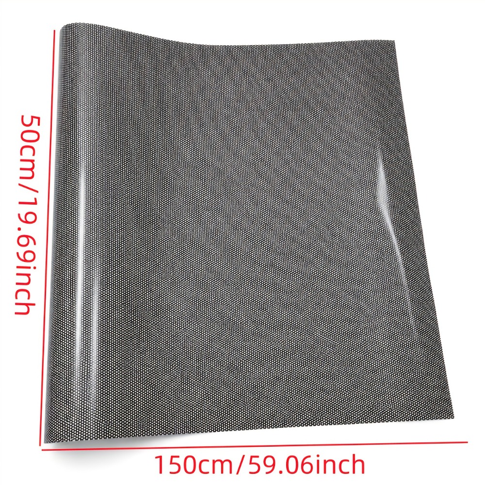 1Roll Zwart Geperforeerd Vinyl - Privacy Screen Protector recensie en prijs