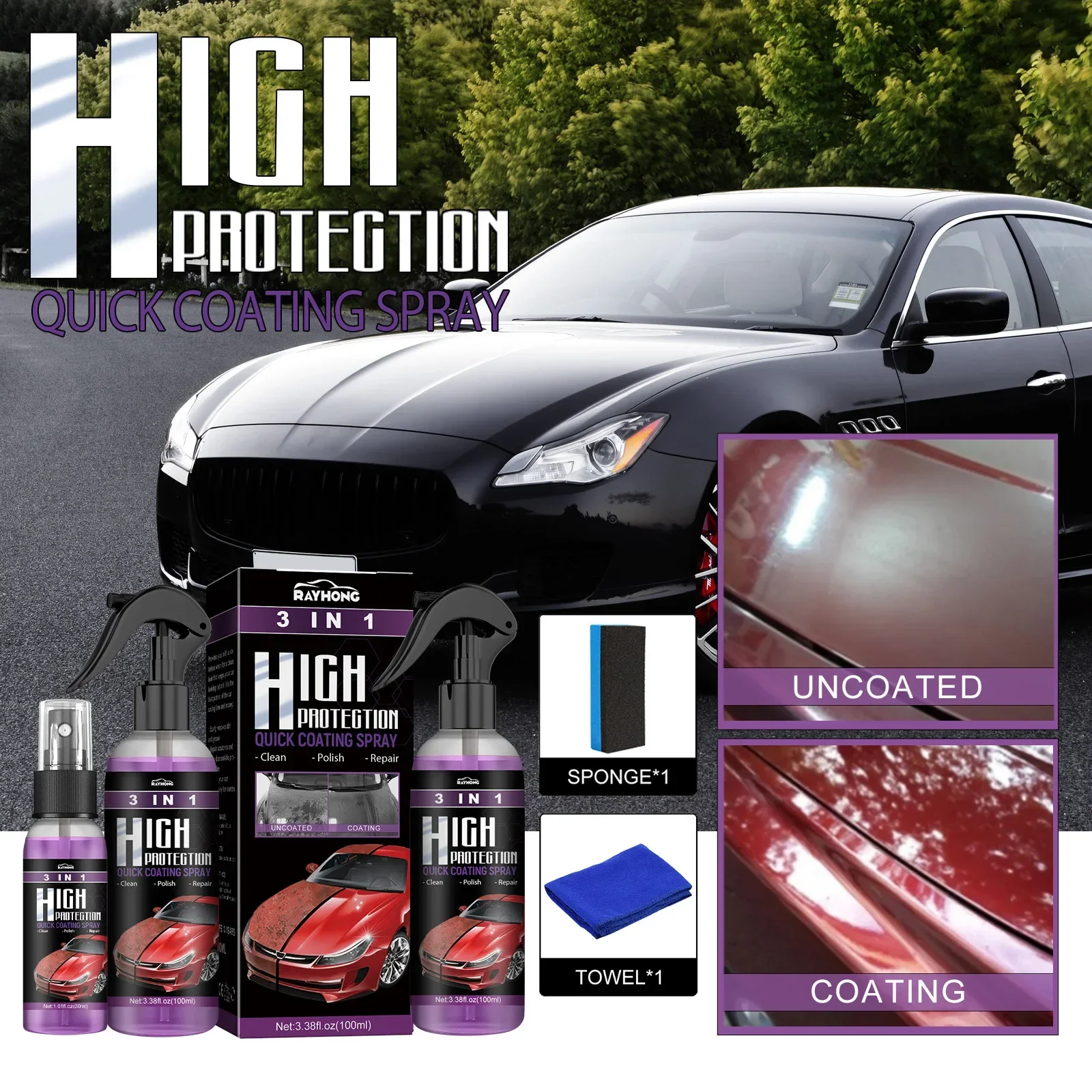 3-in-1 auto keramische nano-co - Nano Liquid Coating recensie en prijs